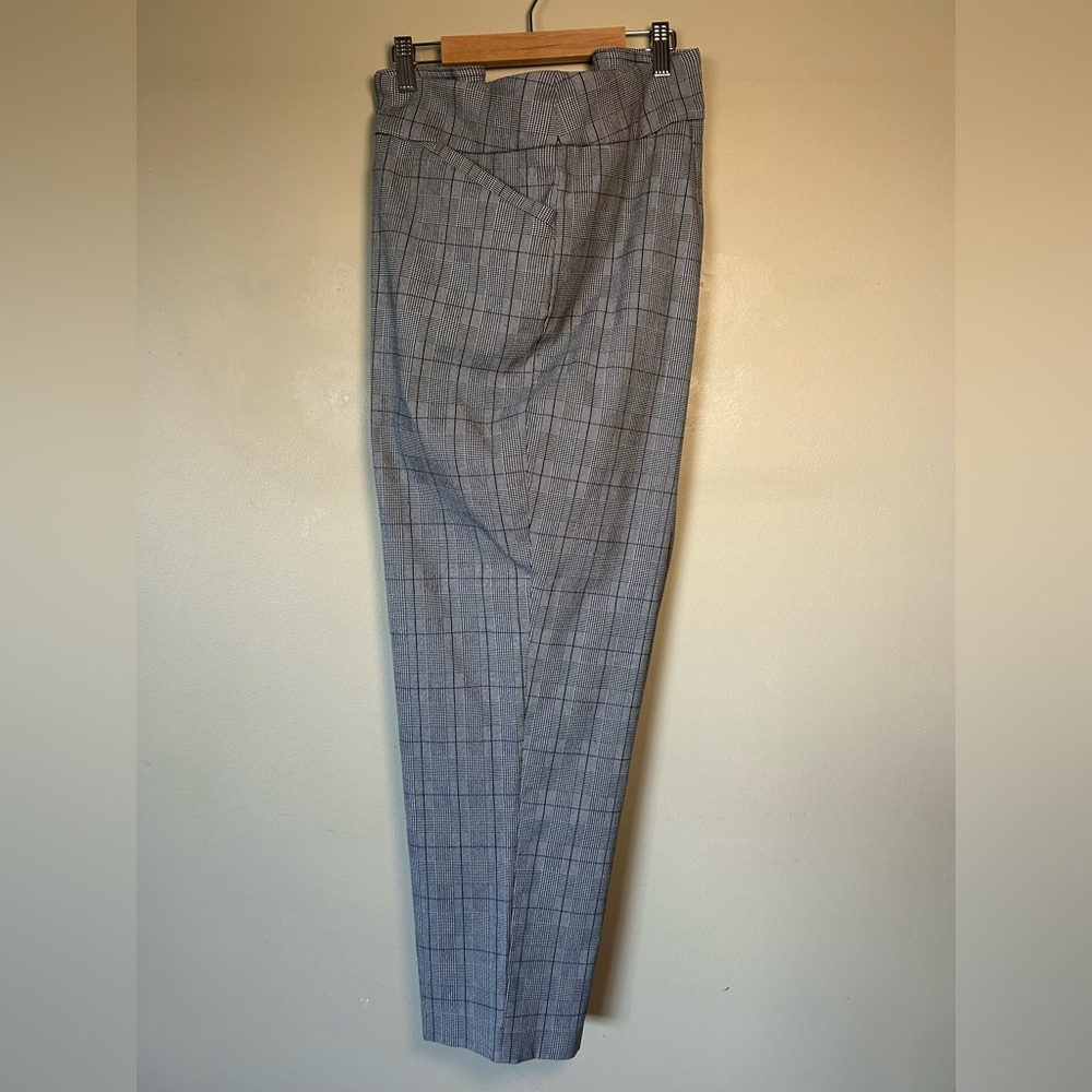 Wide-Leg plaid pants